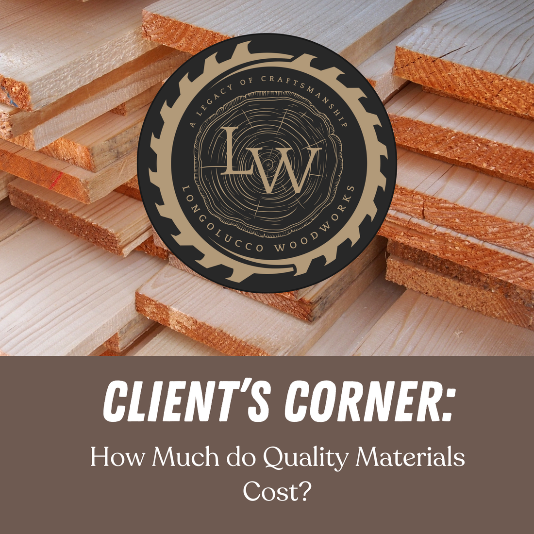 Client's Corner: How Much Do Materials Cost?